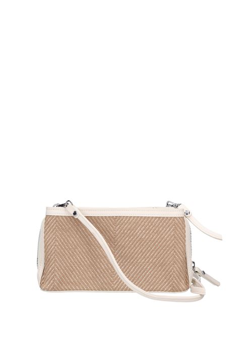 Tracolla Micro Bag Spiga tessuto e pelle GIANNI CHIARINI | BA0039SABBIA